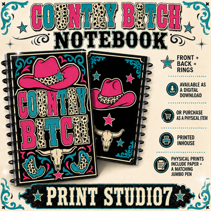 Country Bitch (2) Notebook