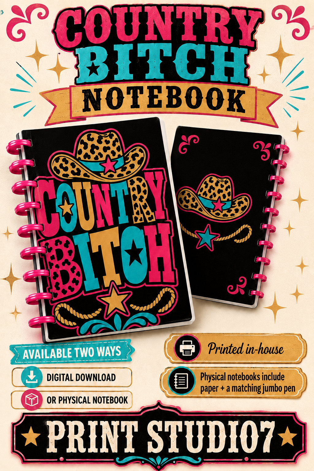 Country Bitch Notebook