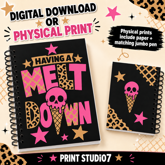 Having A Meltdown (1) Notebook