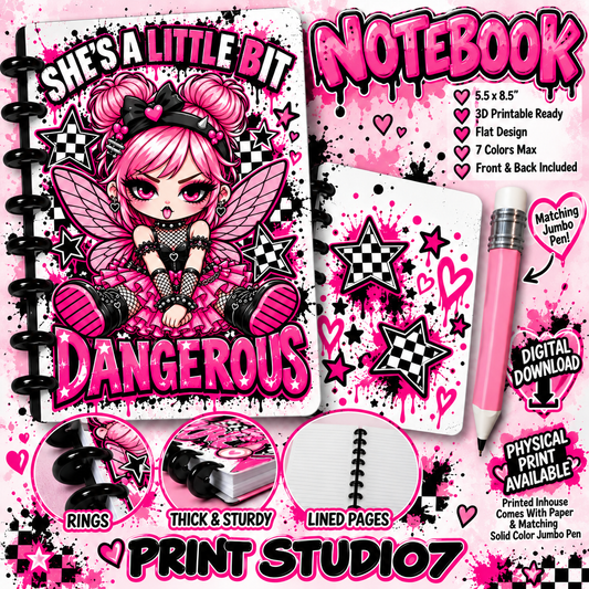 She's A Little Bit Dangerous Notebook