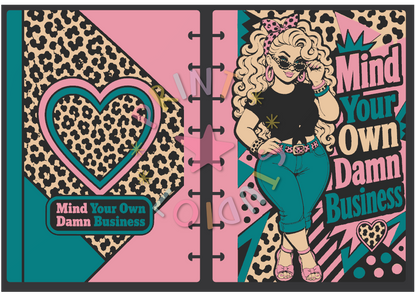 Mind Your Own Business (Girl) Notebook
