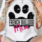 French bulldog Mom Paw Black