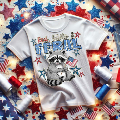 Red White Feral Shirt