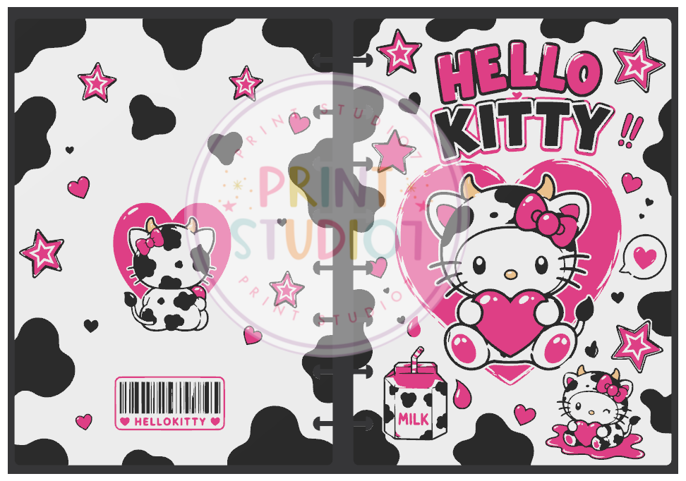 Kitty Cow Notebook + BONUS