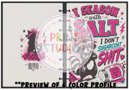I Season With Salt Notebook
