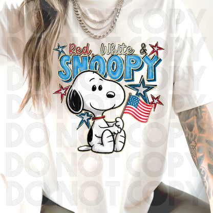 Red White Snoop Shirt