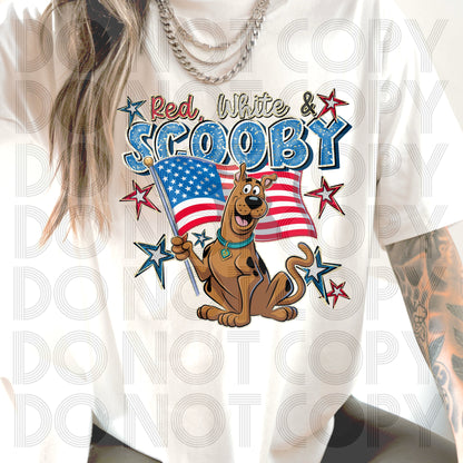 Red White Scoob Shirt