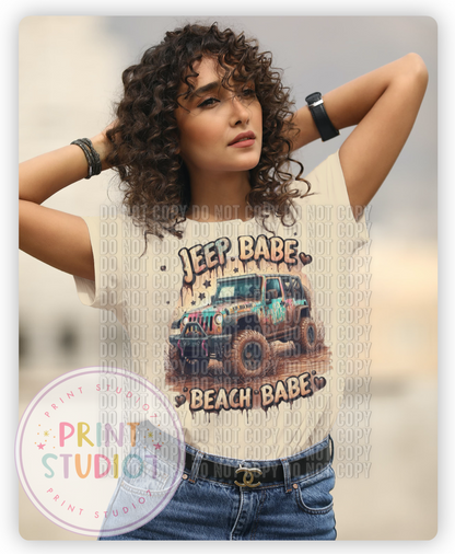 Exclusive Jeep Babe Beach Babe