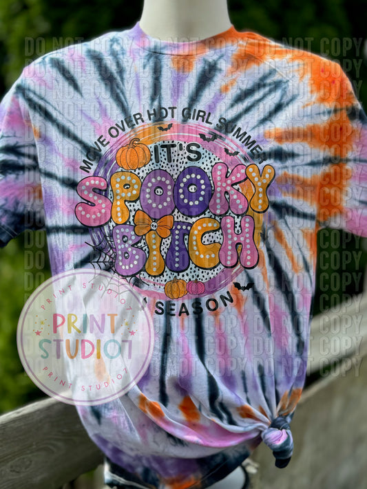 It's Spooky Bitch T-shirt Dyed