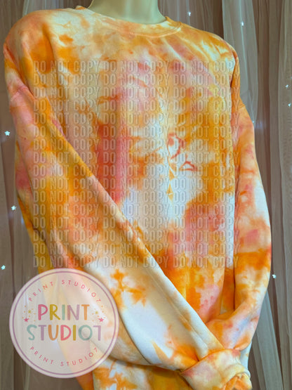 Sunkissed Vibes Crewneck Sweatshirt Dyed