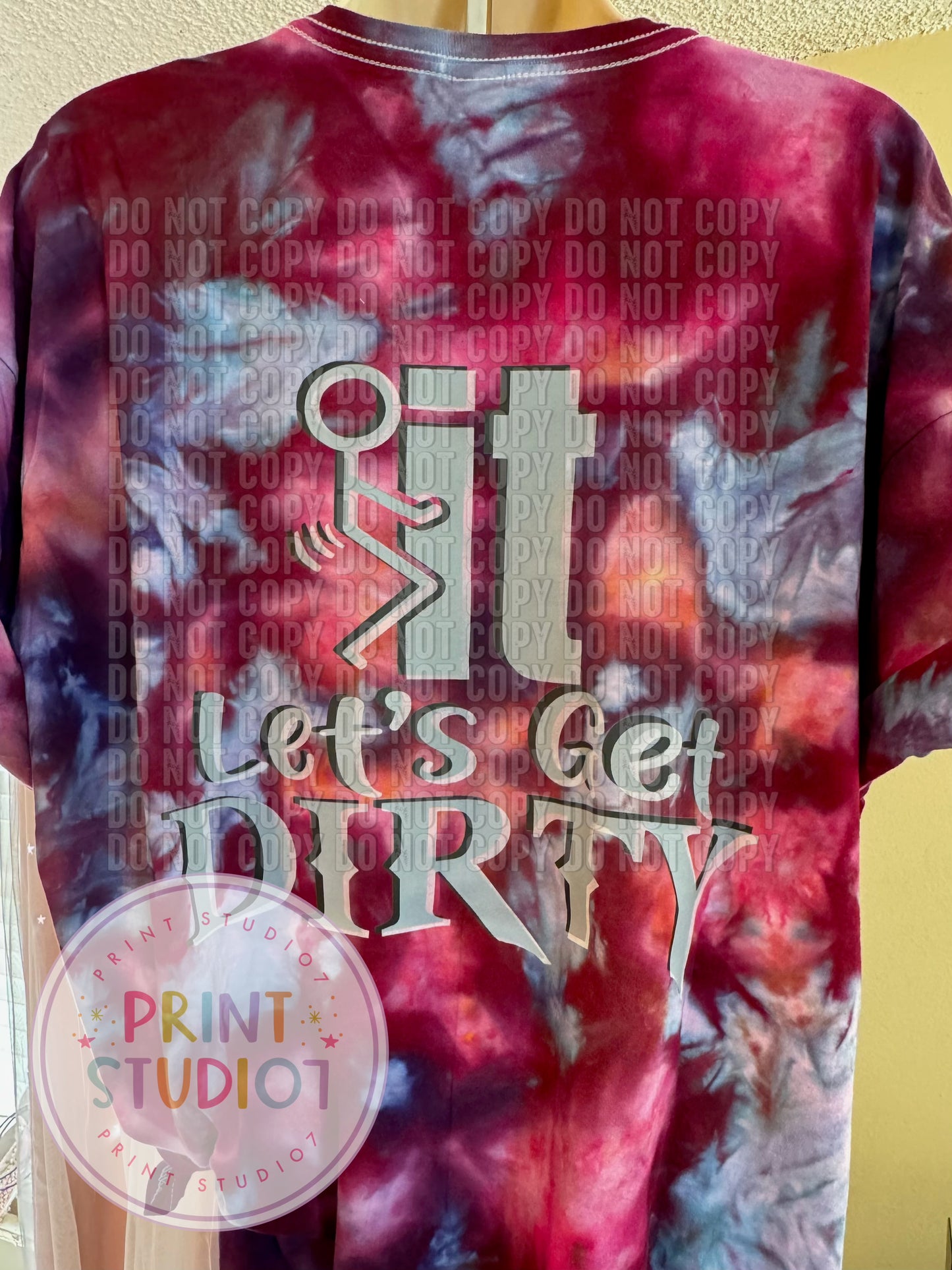 Exclusive F-It Lets Get Dirty Dyed Purple