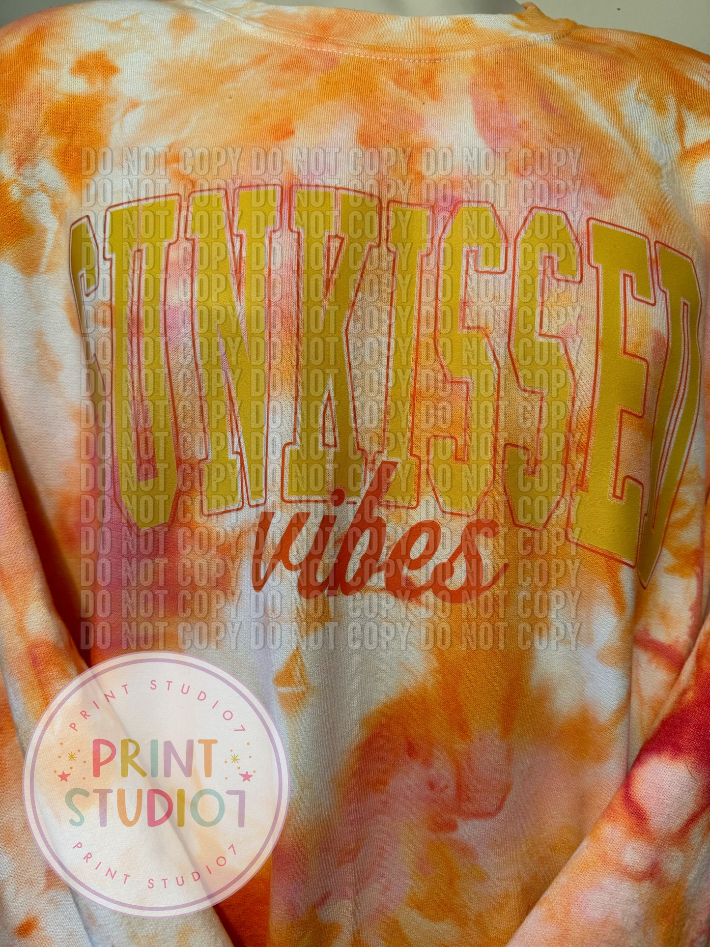 Sunkissed Vibes Crewneck Sweatshirt Dyed