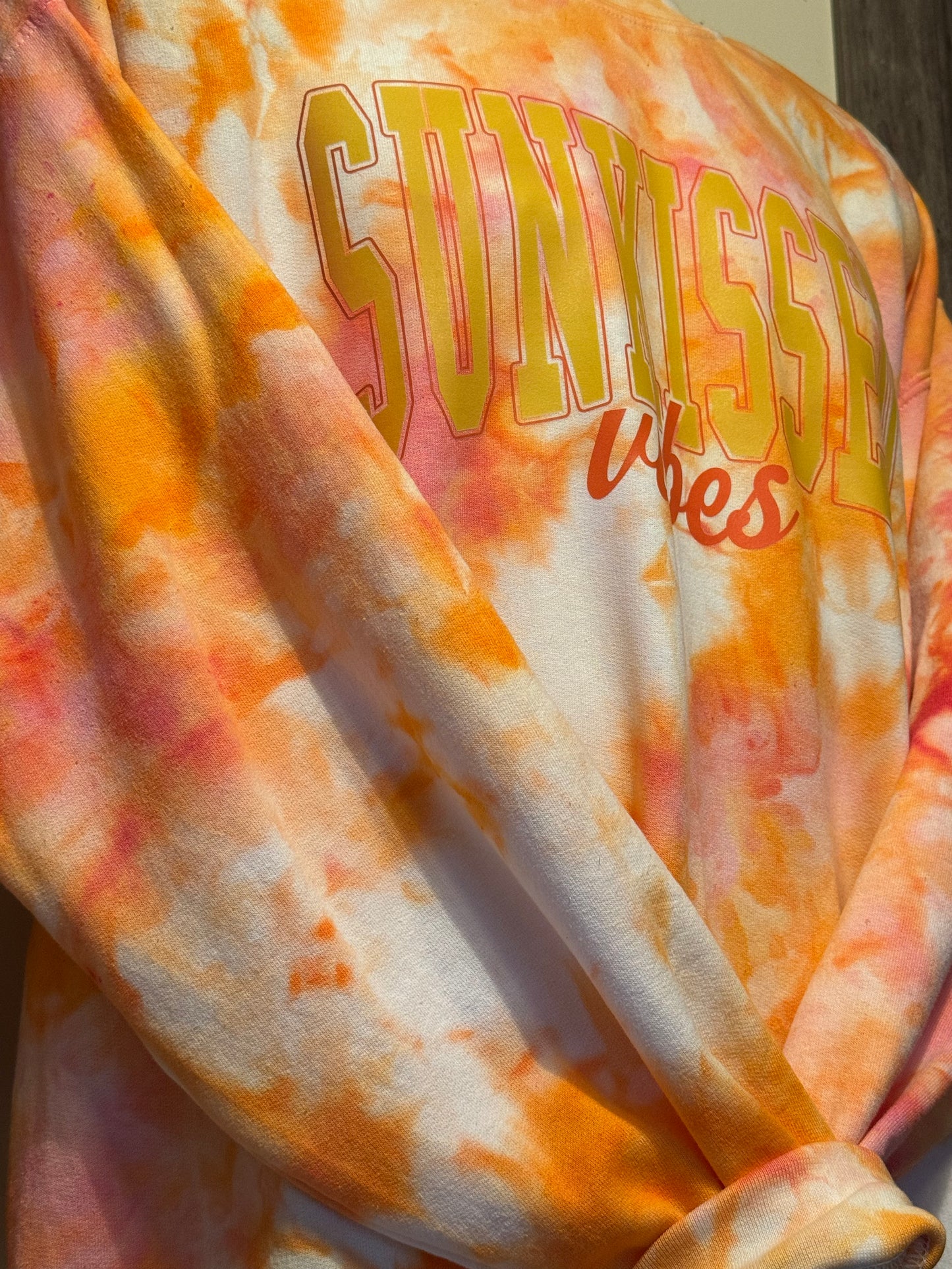 Sunkissed Vibes Crewneck Sweatshirt Dyed