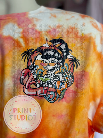 Summer Tanned Tatted And Tipsy Dyed