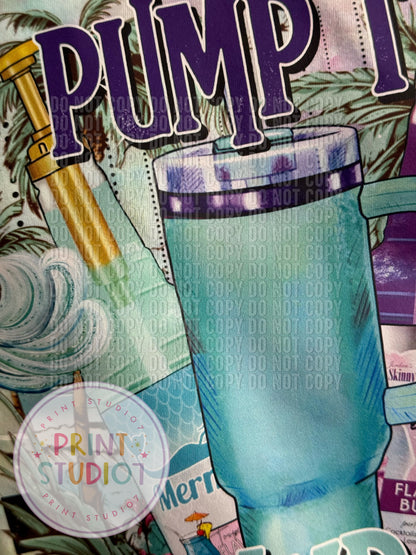 Pump It Real Good Hoodie Dyed