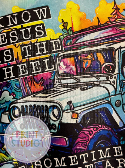 Summer Jesus Has The Wheel Dyed