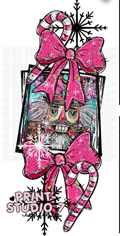 DTF Transfer Nutcracker Holiday Selfie W/Sleeve