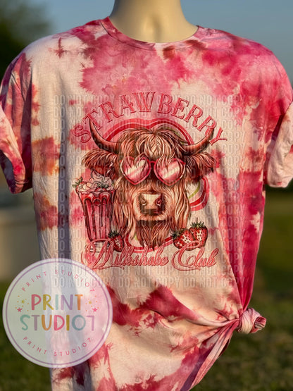Strawberry Milkshake Club Dyed