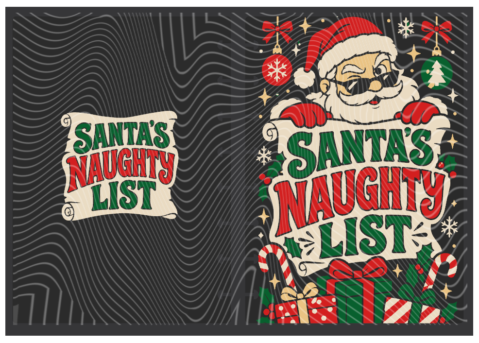 Santa's Naughty List Notebook