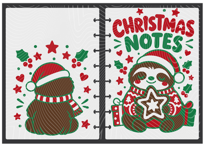 Christmas Notes Notebook
