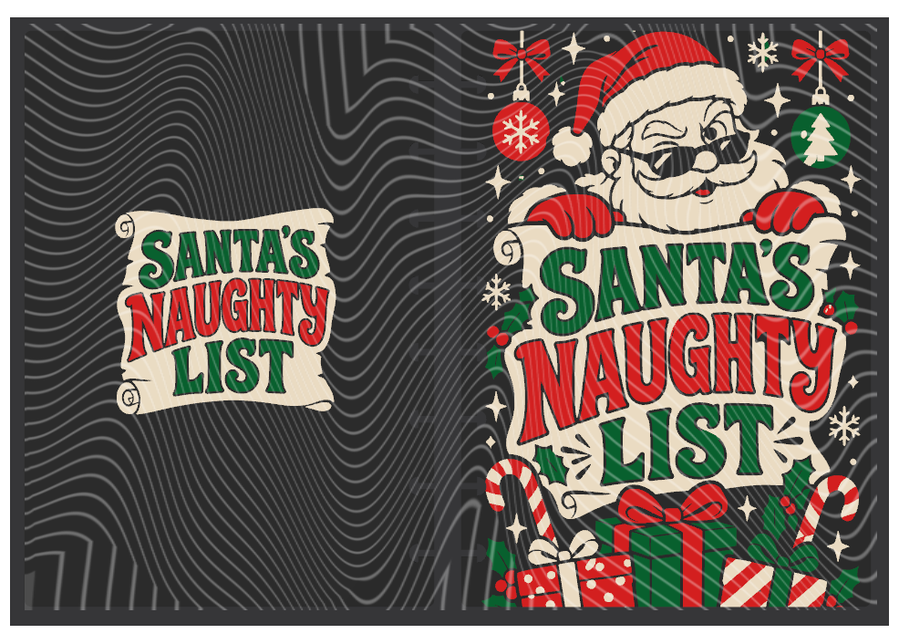 Santa's Naughty List Notebook