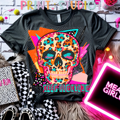 Keep Fighting Neon Shirt