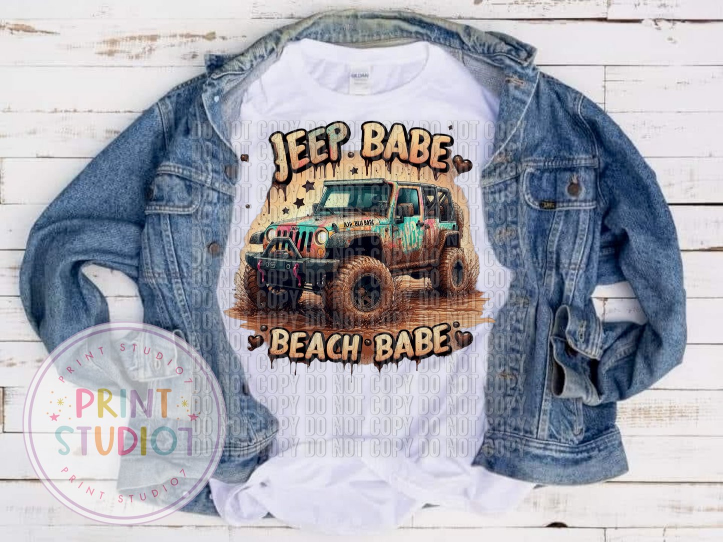 Exclusive Jeep Babe Beach Babe