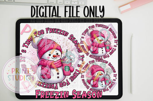 DIGITAL: Freezin Season NO Snowflake + Sleeves