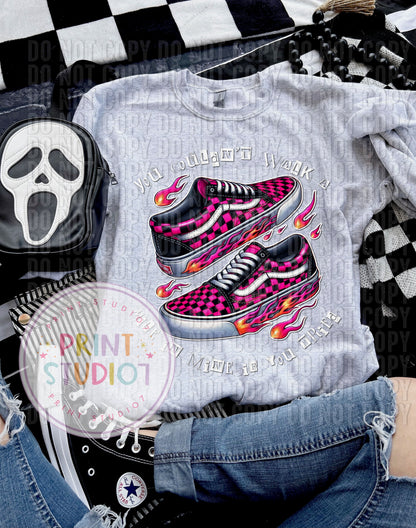 Walk A Mile In My Shoes Pink