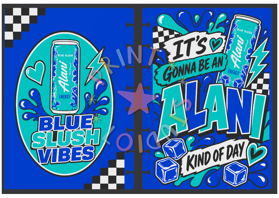 Blue Slush Notebook