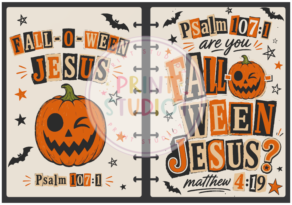 Fall_o_Ween Jesus Notebook