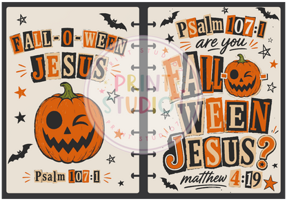 Fall_o_Ween Jesus Notebook
