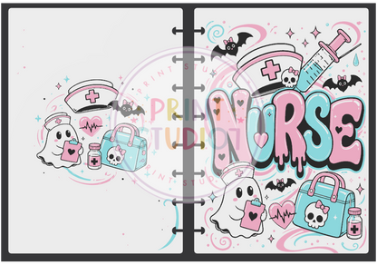 Halloween Nurse Notebook