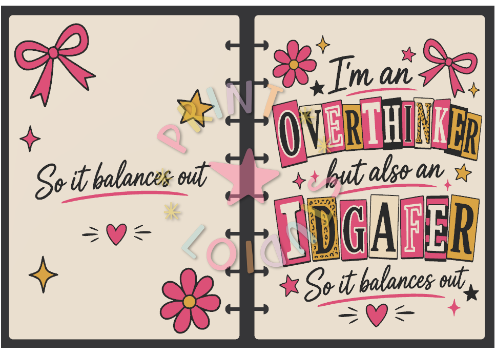 Overthinker Notebook
