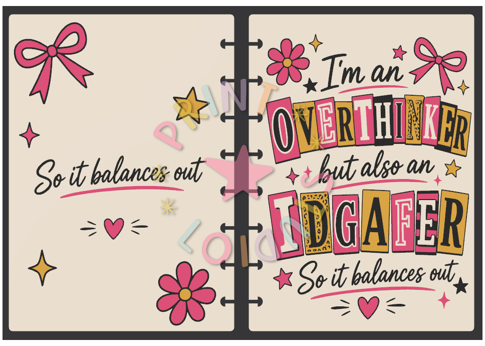 Overthinker Notebook