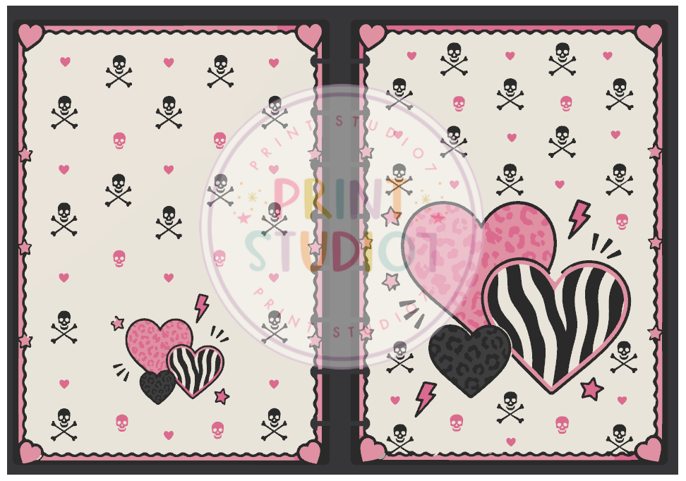Toxic Hearts Notebook