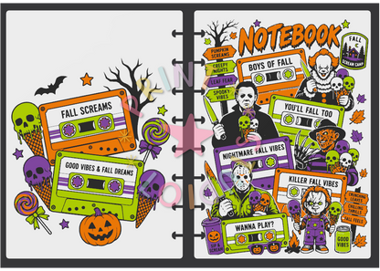 Halloween Fab 4 Notebook