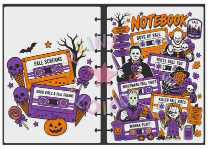 Halloween Fab 4 Notebook