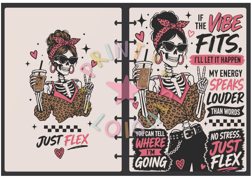 If The Vibe Fits Notebook